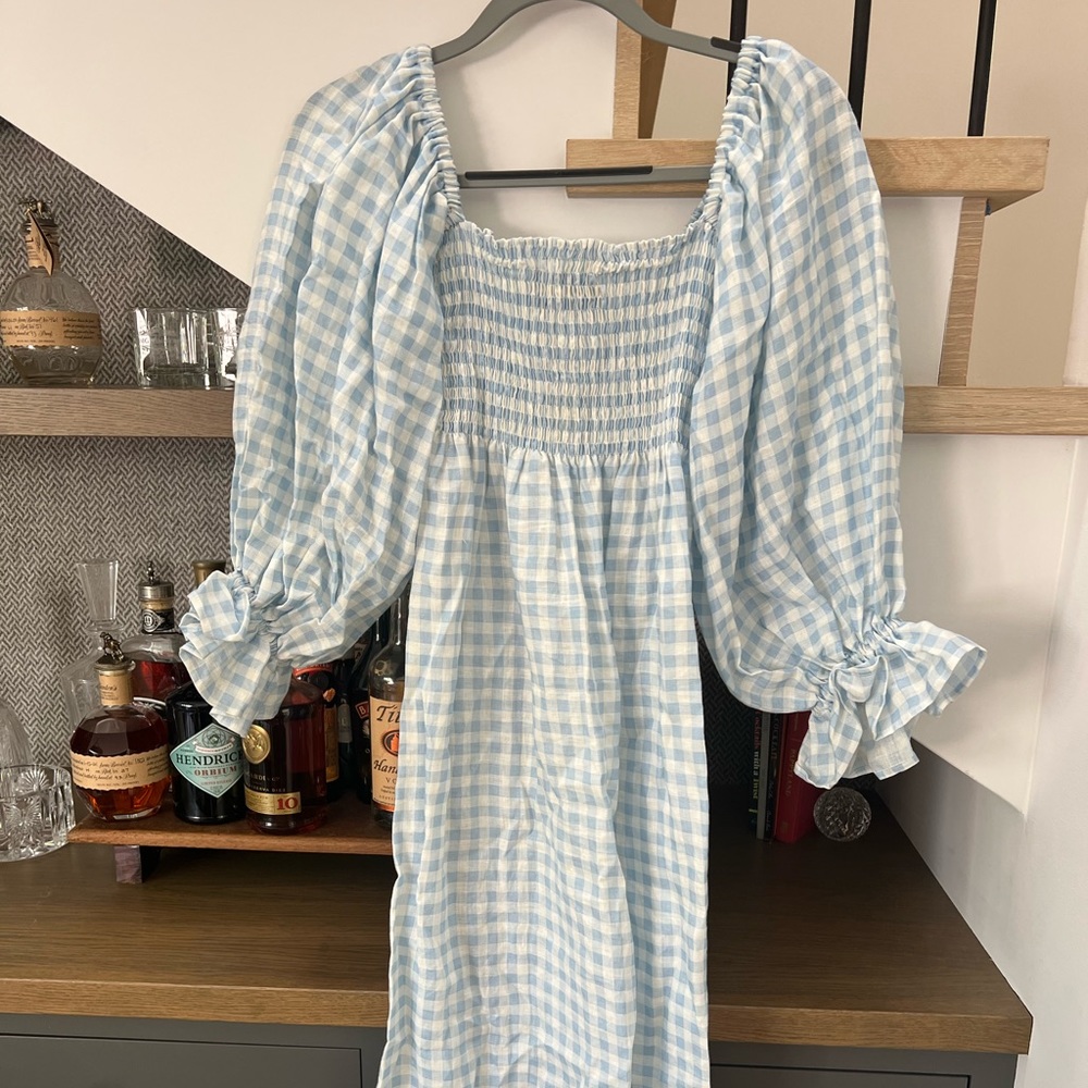 Sleeper blue and white size large dress